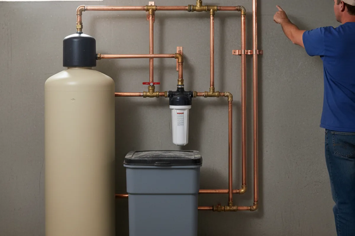 Whole-house water treatment system installed in Yermo